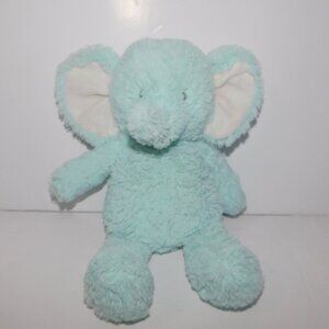Carters 2017 Plush 10" stuffed Aqua Light Blue Elephant Baby Lovey 67294